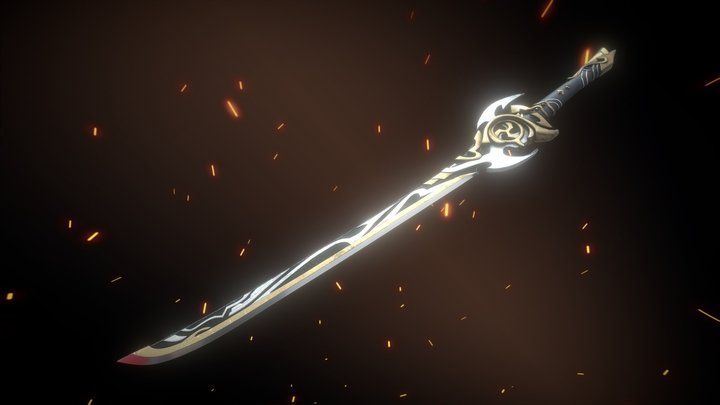 Mistsplitter Reforged Sword Free 3D Model