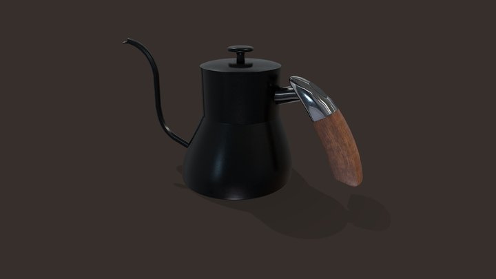 Coffee press pot 3D Model