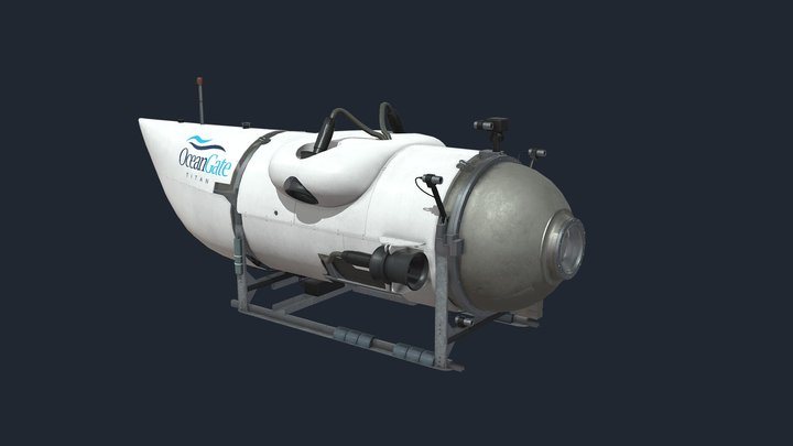 OceanGate Titan submarine 3D Model