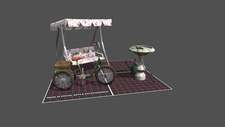 Grandma's House - Texture 2 More detailed props 3D Model