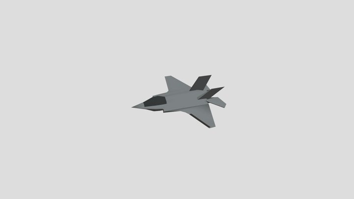 F35 Jet 3D Model