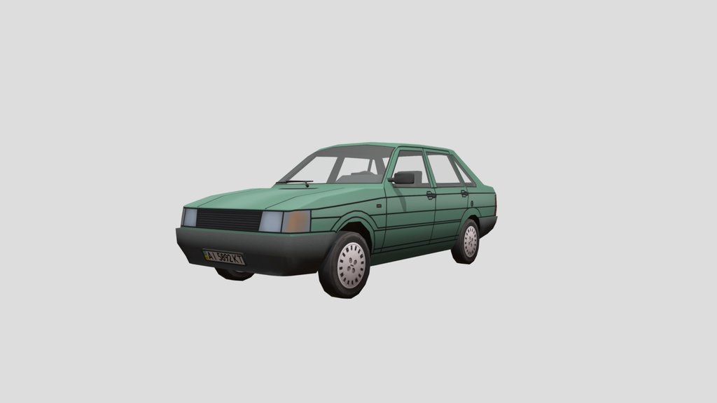 Fiat Duna (low-poly)