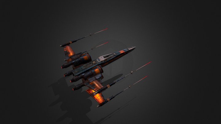 Xwing 3D Model