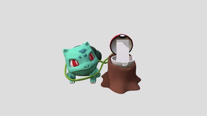 Bulbasaur Charger 3D Print 3D Model