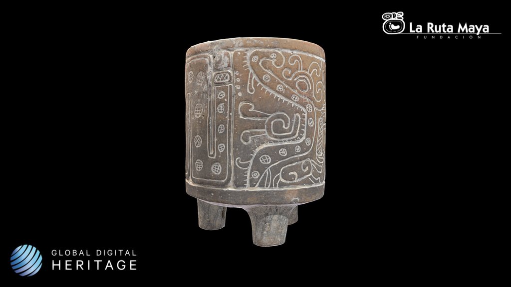 Vase with Incised Snake Decoration