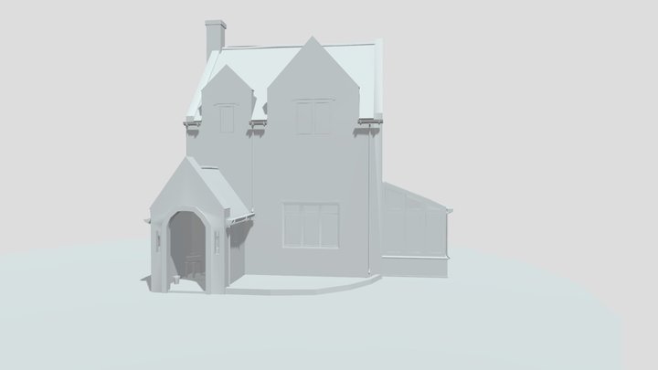Grandma's House - House model 3D Model