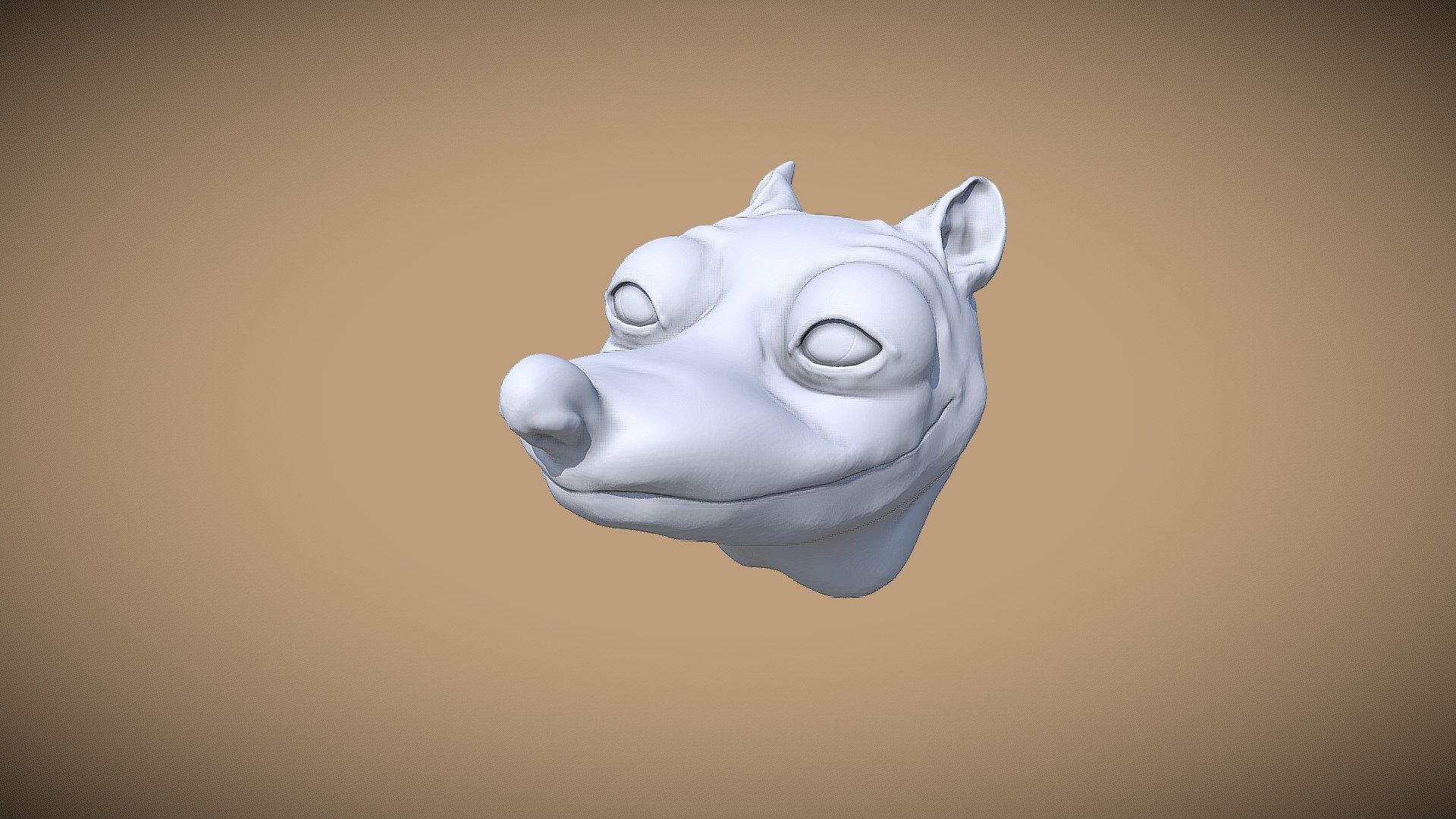 sculpt dog ibs 3D model by isidrobs [3fbb873] Sketchfab