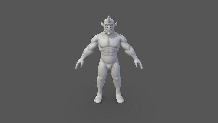 Nokoran T-pose 3D Model