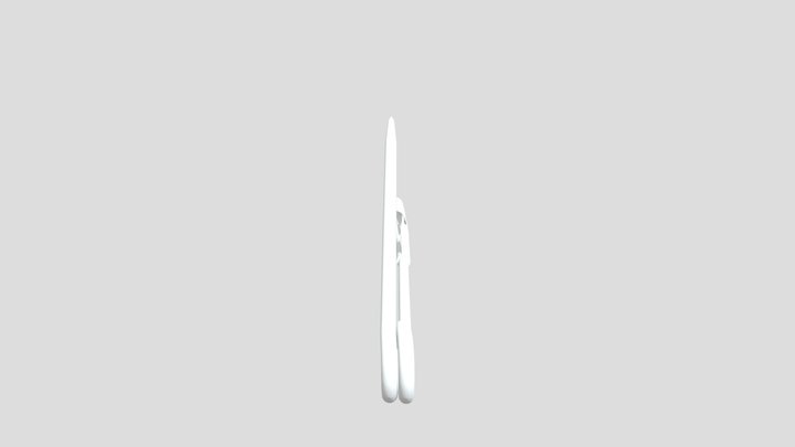 Safety Pin-01 3D Model
