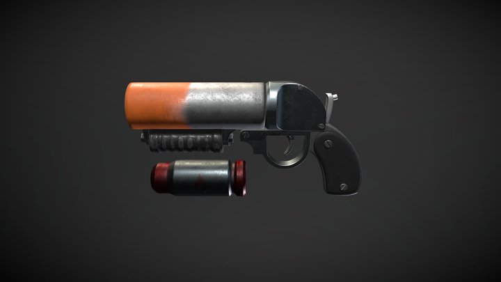 Team Fortress 2-Scorch Shot 3D Model