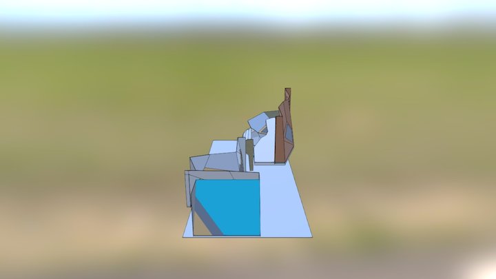 Murs de Bloc MaNiak 3D Model