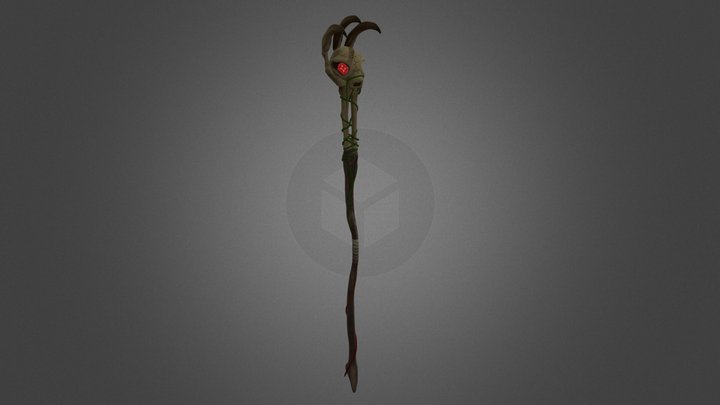 Sloth Staff 3D Model