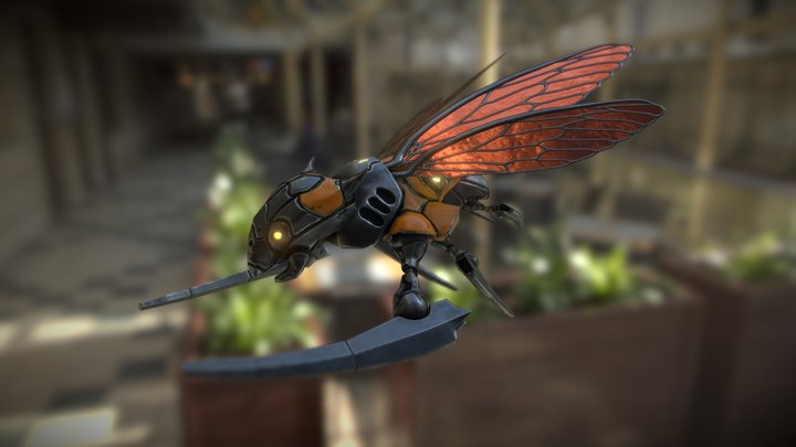 Robot Insect 3D Model