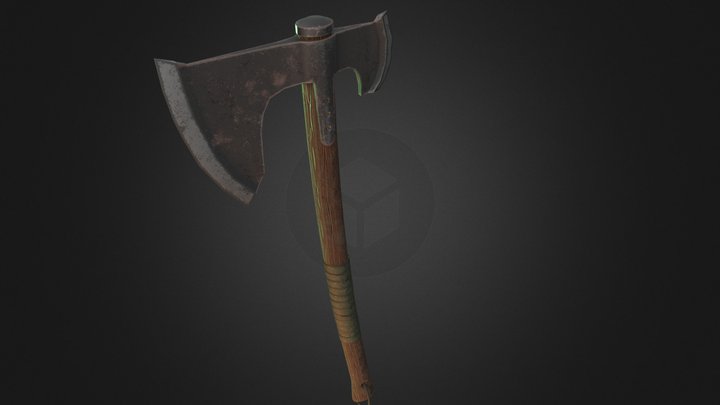medieval axe/hacha 3D Model