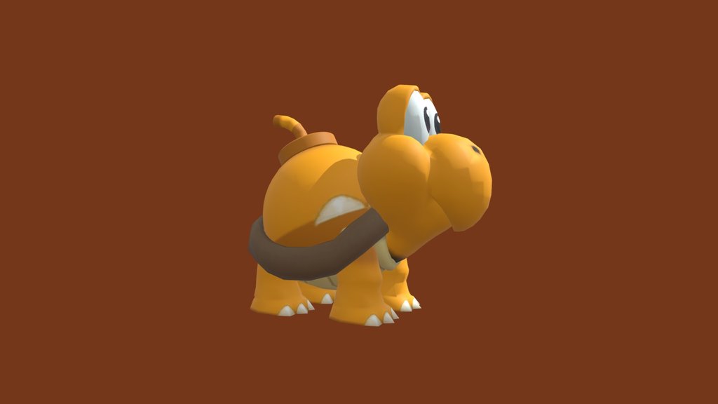 Super Mario - Bombshell Koopa - Quadruped Ver.