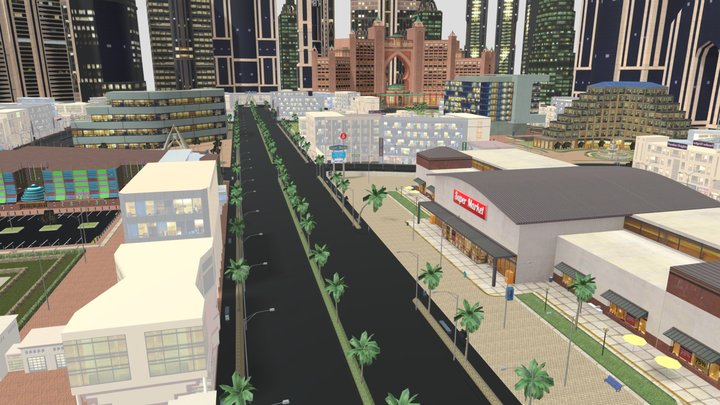 Map - Emergency Driver Sim: City Hero – Modello 3D gratuito STL