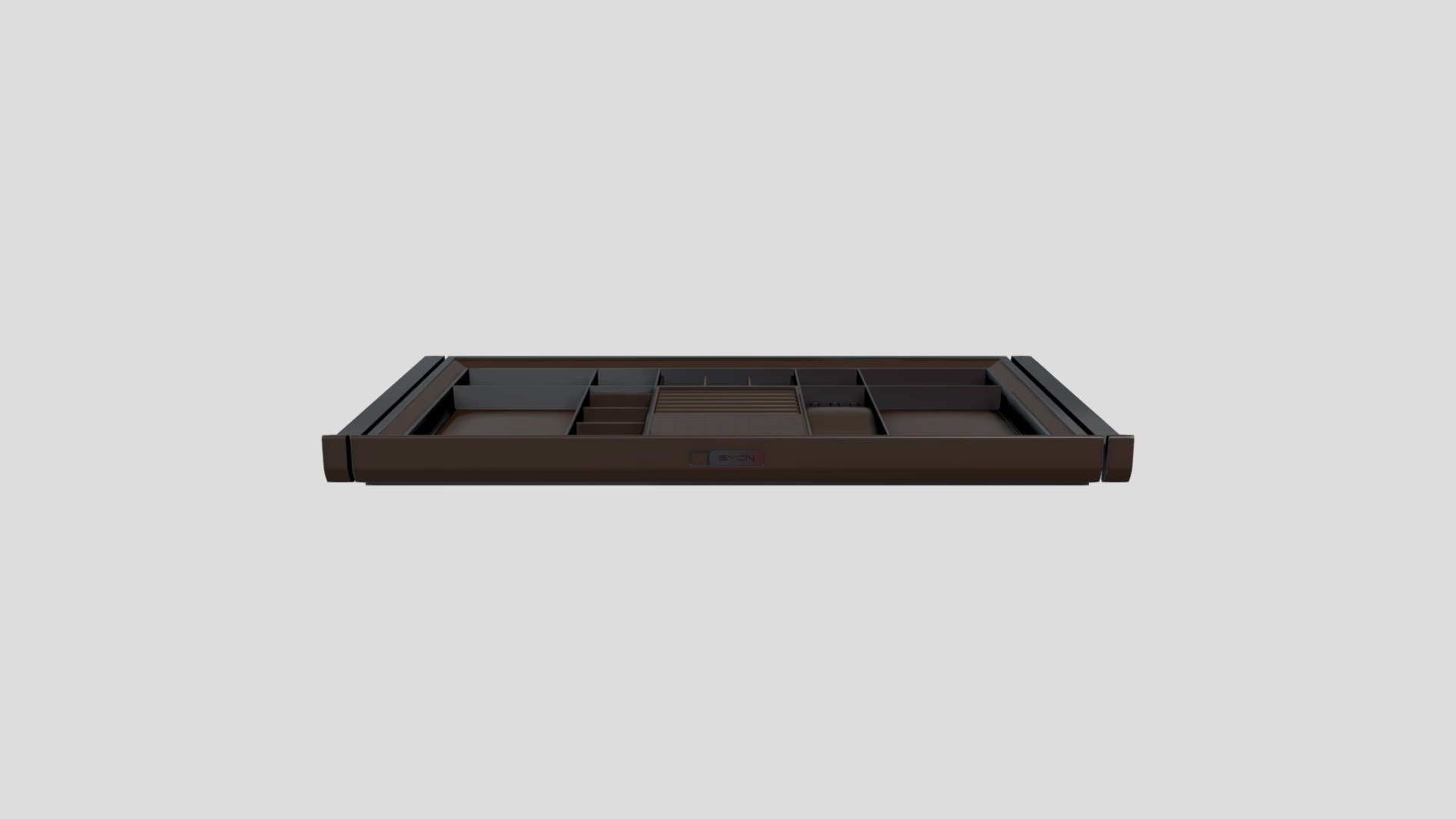 Pull-out Tray with Dividers M2S11 — Sketchfab embed 3D viewer