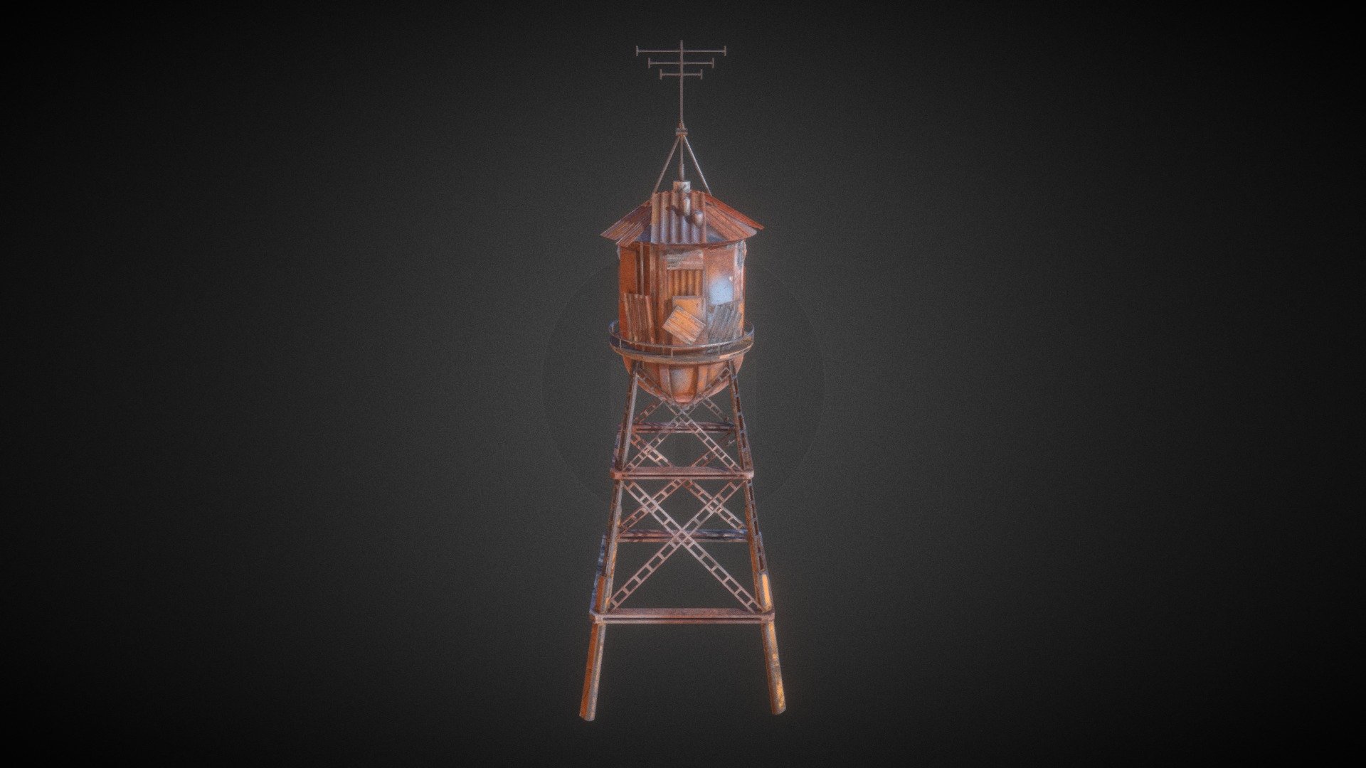 Junkyard Water Tower