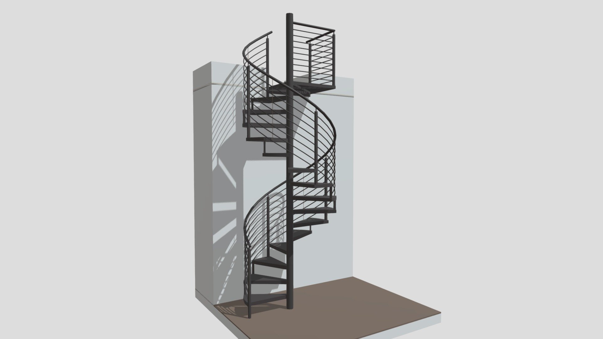 Single Spiral with Horizontals BH Brereton