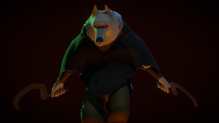 Big Bad Wolf from Puss In Boots 3D Model