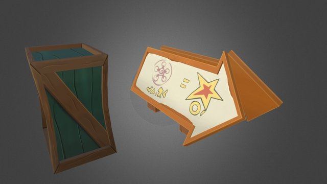 Arrow Crate 3D Model