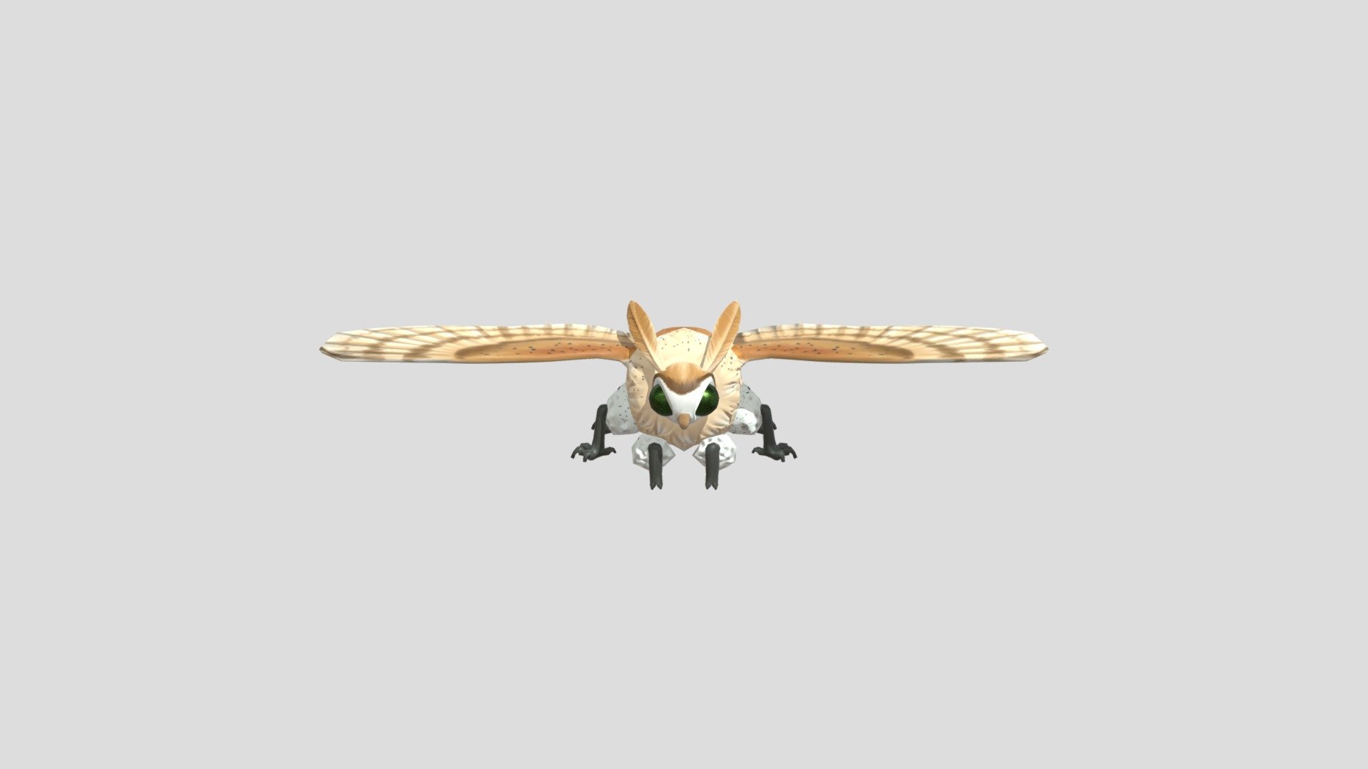 Moth Friend - 3D model by bruchab99 [3fc1f5d] - Sketchfab
