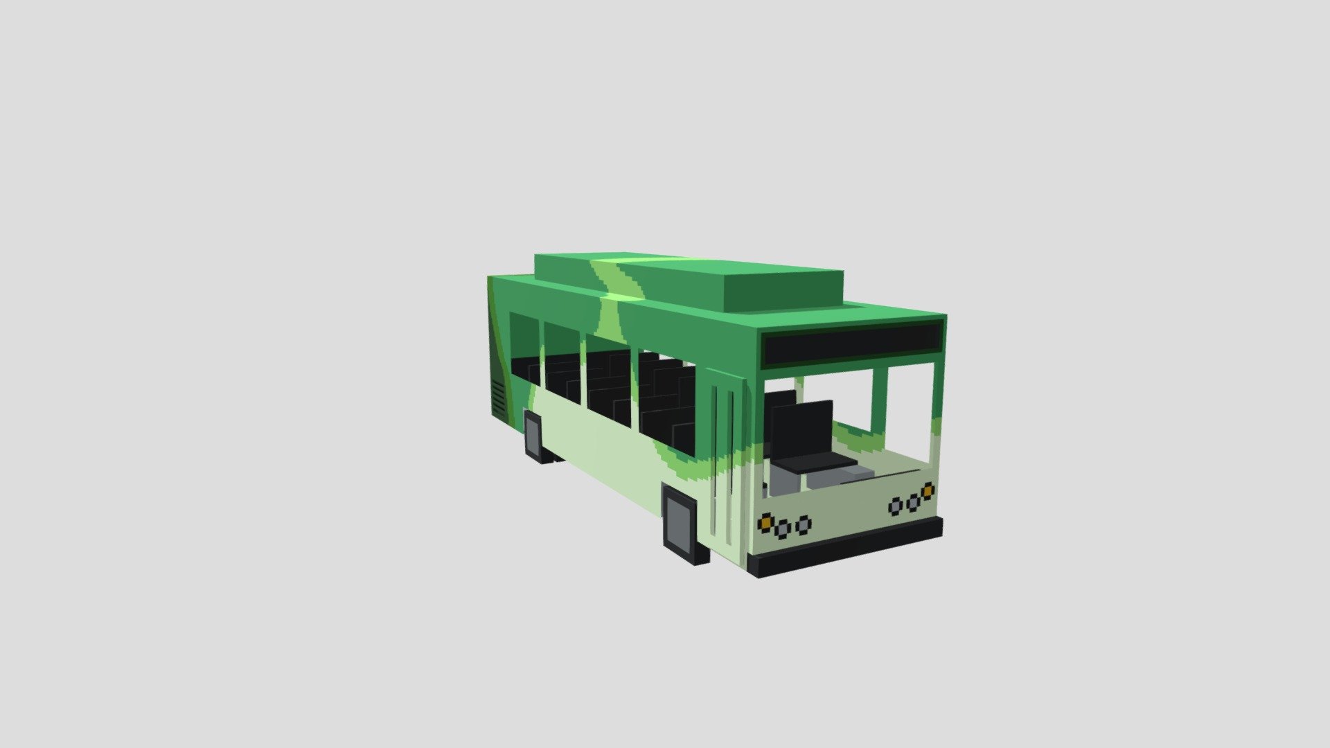Bus by CreeperCoastal [low poly]