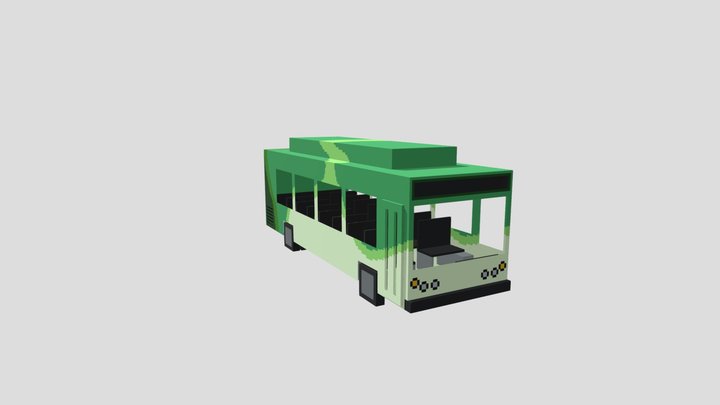 Bus by CreeperCoastal [low poly] 3D Model