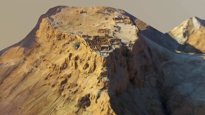 Masada Fortress  -RAWscan – Gratis 3D-model STL