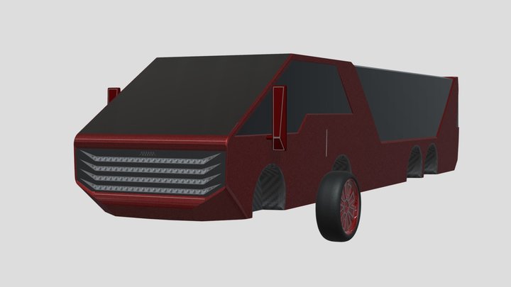 CL1M08 - Futuristic Long-Haul Coach – Free 3D Model STL