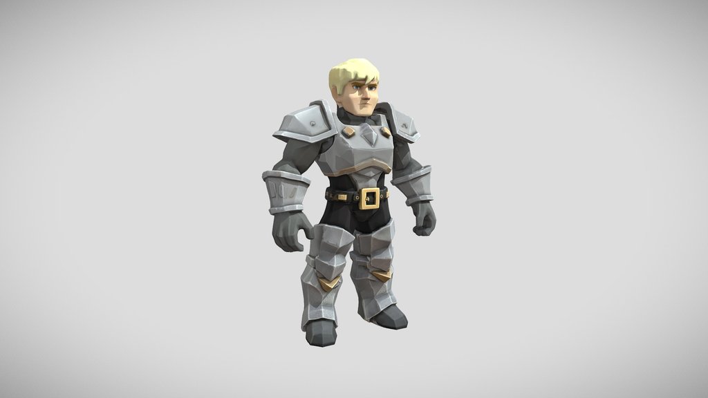 Soldier handpainted lowpoly