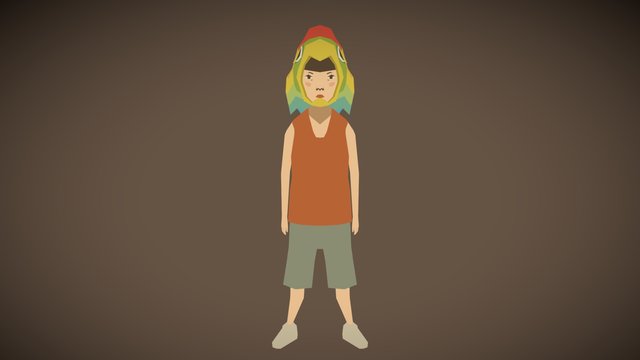 Fan Model of Shiro 3D Model