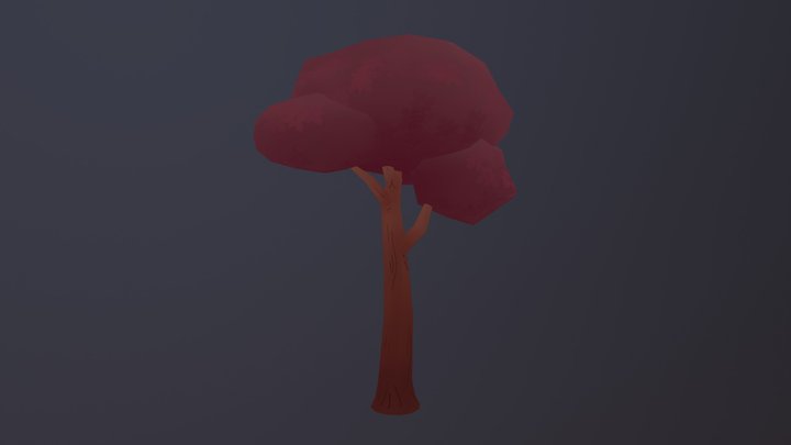 Lowpoly Tree - 001 3D Model