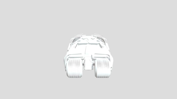 The Dark knight rises batmobile 3D Model
