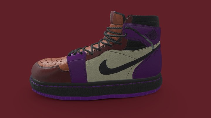 Jordan 1 JOJ 3D Model