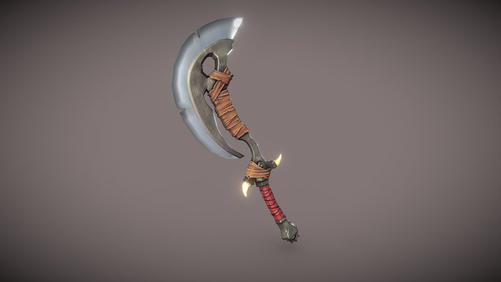 Battle Sword 3D Model