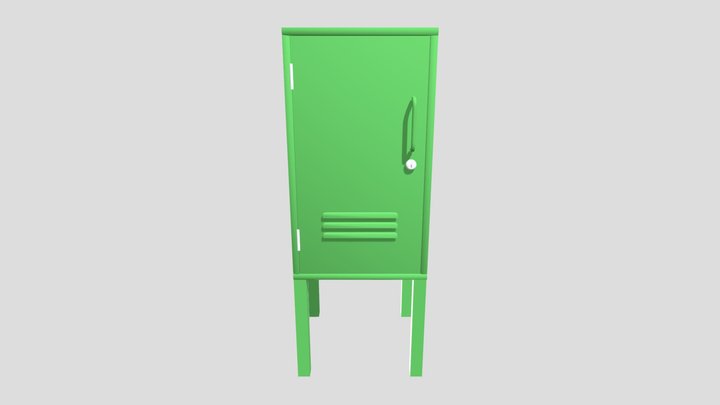 Locker1 3D Model