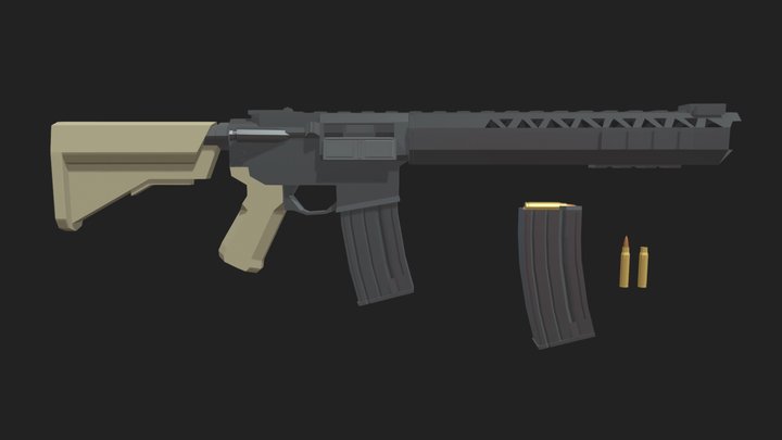 LVOAC AR-15 3D Model
