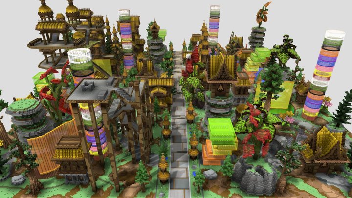 Warzone MEDIEVAL Theme 3D Model