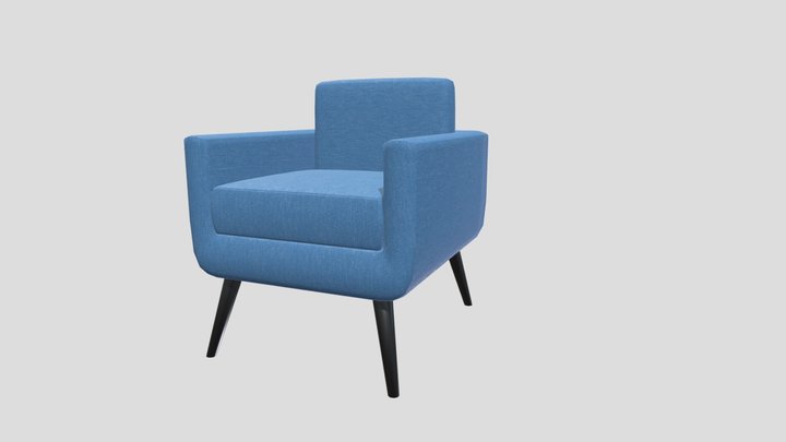 Chair rounded bottom 3D Model