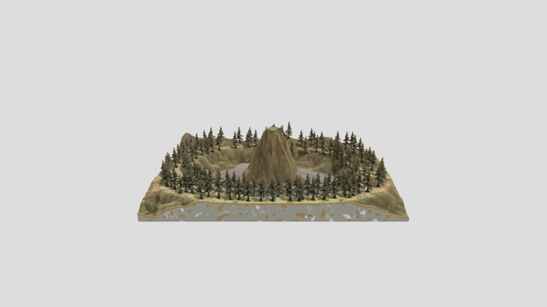 Minecraft 通往礦坑的橋