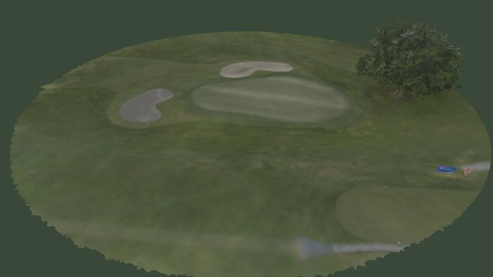 Northland Golf Club Green 07 version 2 3D Model