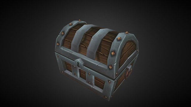 Treasure Chest 3D Model