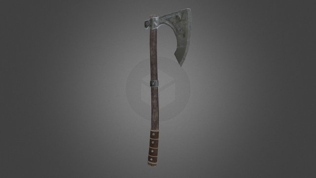 Viking Axe 3D Model