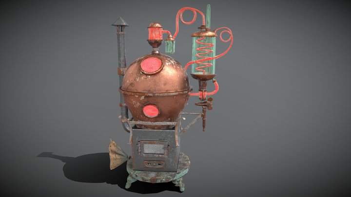 Ruined Alembic 3D Model