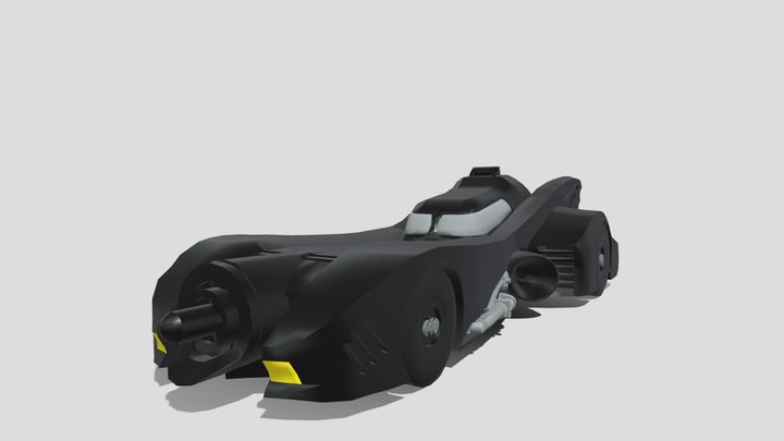 Batmobile 1989 3D Model