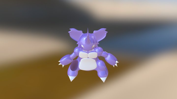 Nidoking 3D Model