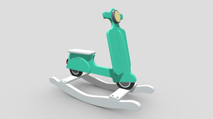 Baby Swing Scooter 3D Model