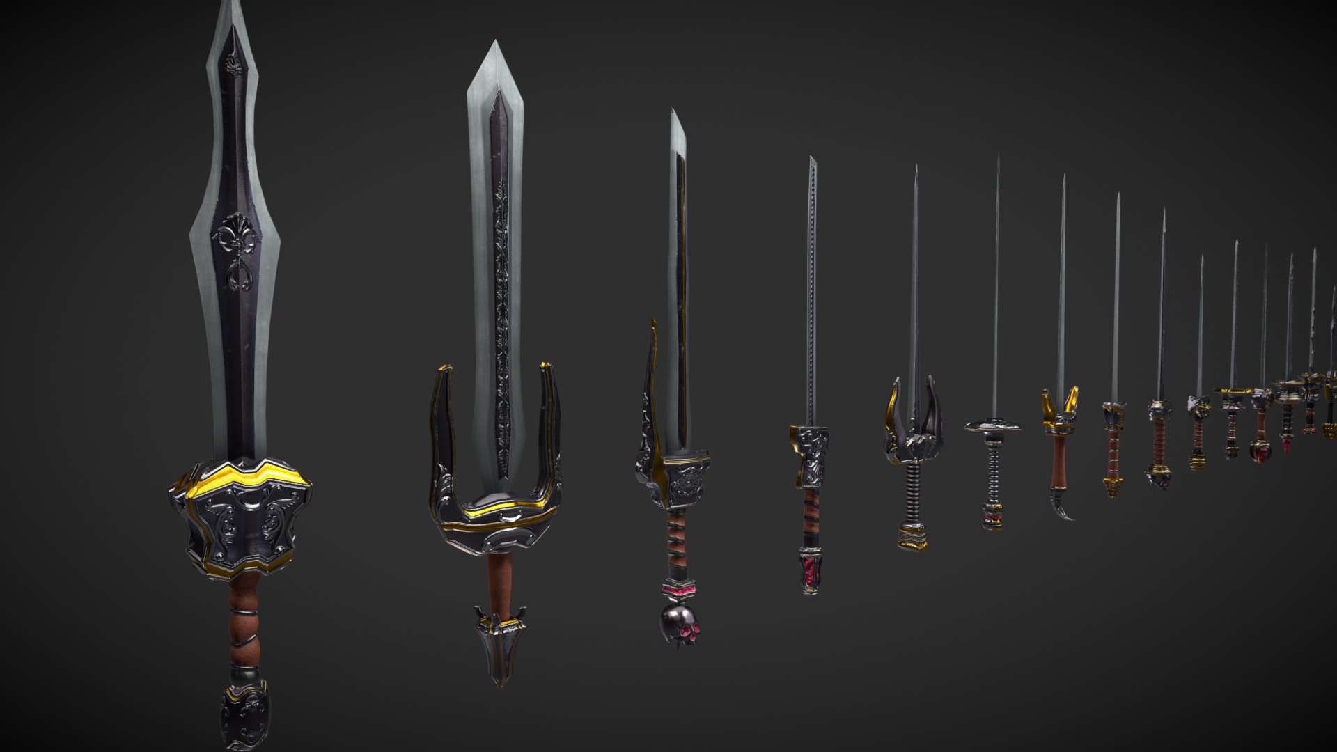Modular Blades Emporium Part 1 - 3D model by Adam Várkonyi (@T4rk ...