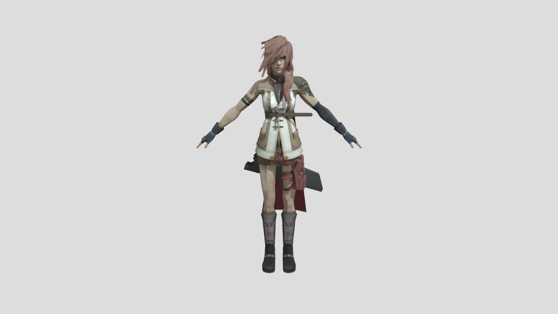 Ps3 Final Fantasy Xiii Lightning Download Free 3d Model By